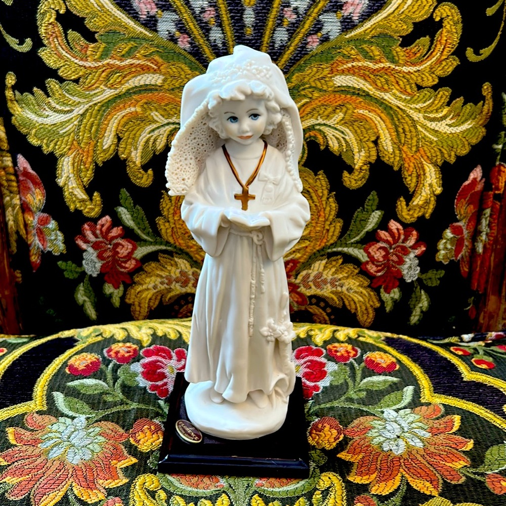 first Communion, Giuseppe, Armani statue